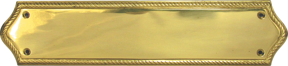 Brass Name Plate Door Handles Stainless Steel/Brass Premium Hardware for Door Cabinet Window Furniture and Interior Use
